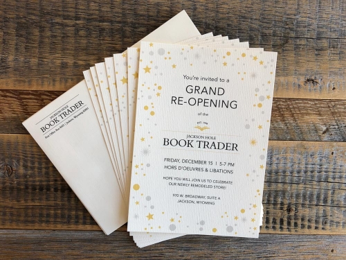 Grand Re-Opening Printed Invitation