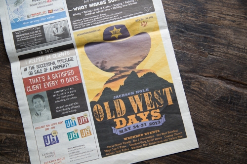 2013 Old West Days Event Ad