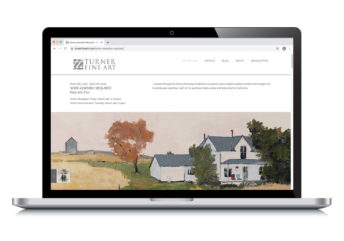 Turner Fine Art Website featured Image