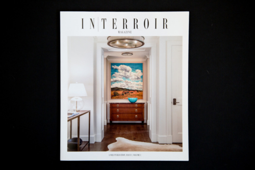Cover design for Interrior featuring photograph by Ryan Hittner