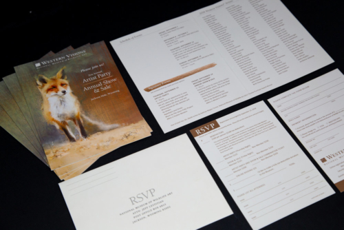 Western Visions Invitation set