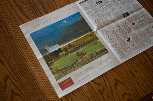 Golf Property Advertisement