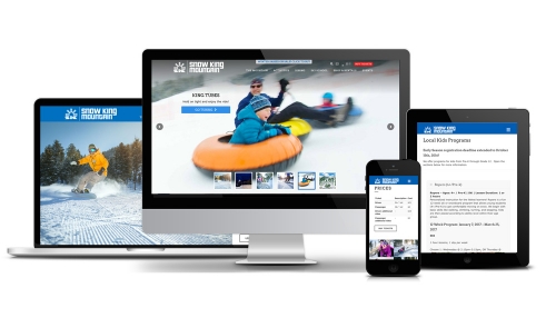 Wordpress website design for Snow King Mountain Resort