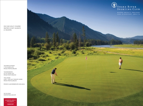 Double Page Golf Ad
